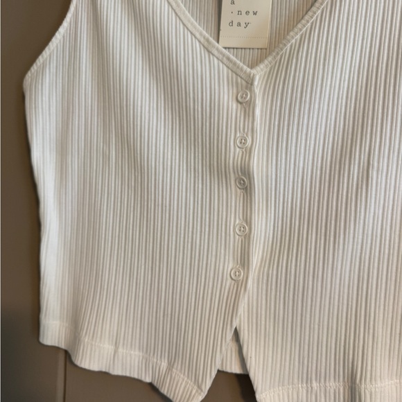 NWT a new day Ribbed Vest Tank - Picture 2 of 5